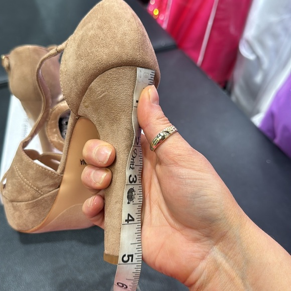 De Blossom Collection - 5” Heel - Nude Suede - Picture 5 of 7